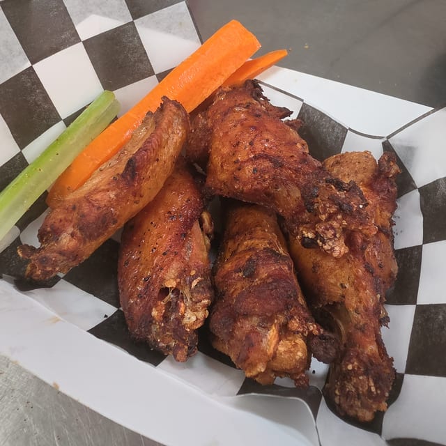 1/2 Pound Wings.