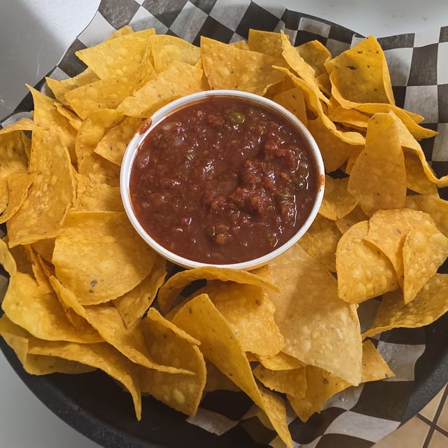 Chips and "Better Than Blane's" Championship Salsa.