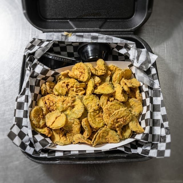 Fried Pickle Chips.